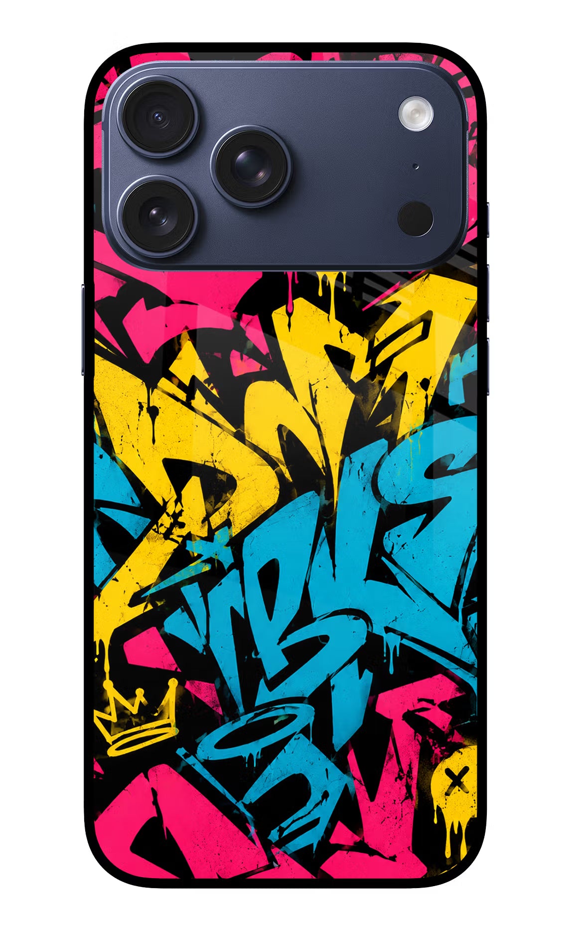 Graffiti Vibe iPhone 17 Pro Max Glass Case