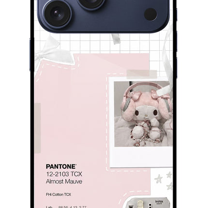Pantone Asthetic iPhone 17 Pro Max Glass Case Back Cover by Casekaro