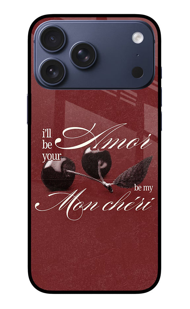 Velvet Cherry iPhone 17 Pro Max Glass Case