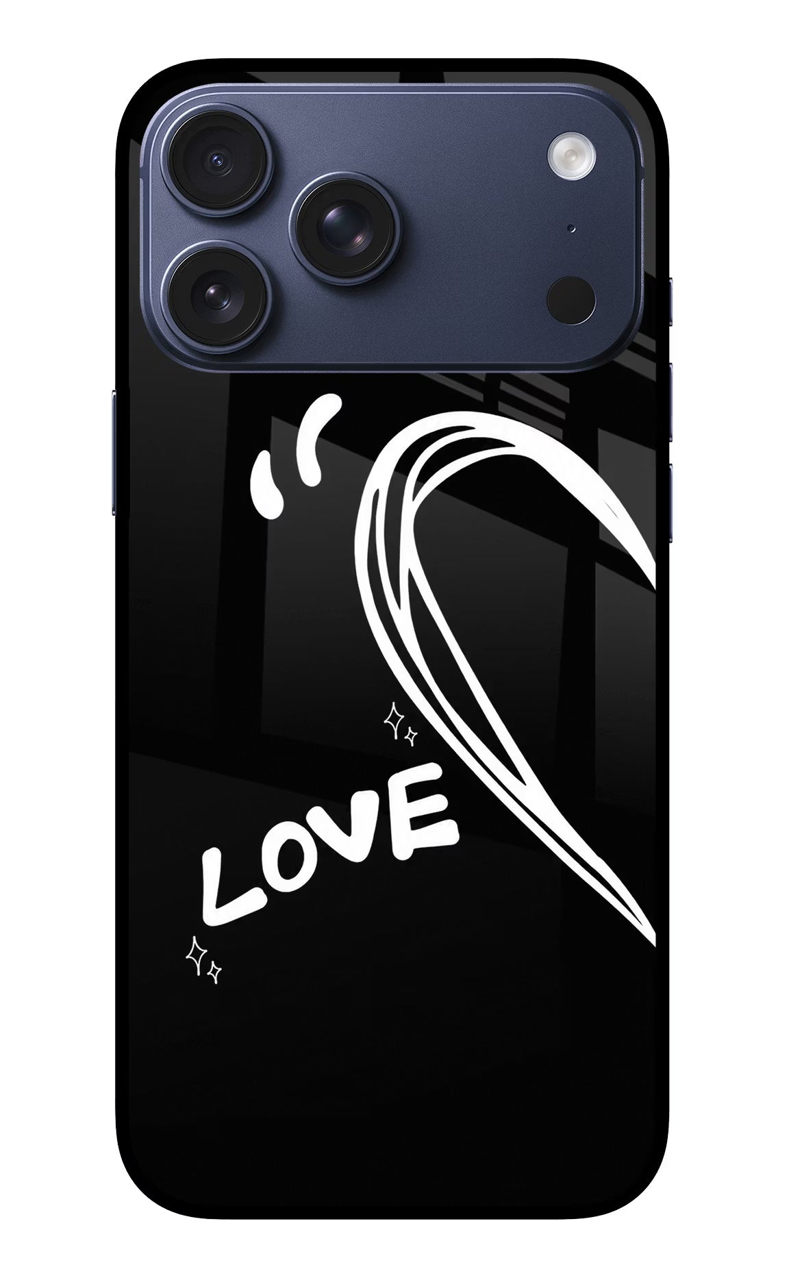 Love Line iPhone 17 Pro Max Glass Case
