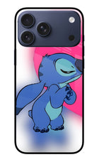 Stitch Hug iPhone 17 Pro Max Glass Case