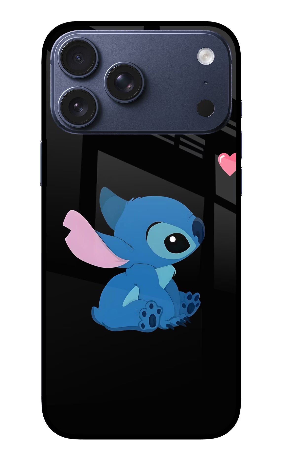 Stitch Crush iPhone 17 Pro Max Glass Case