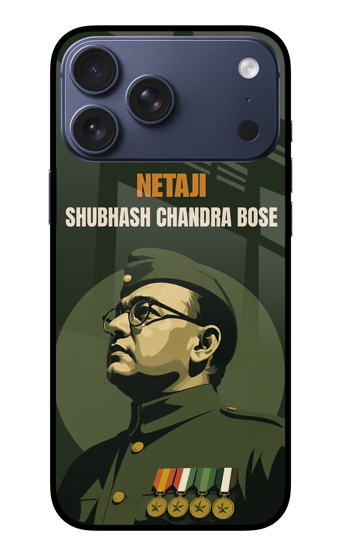 Netaji Legacy iPhone 17 Pro Max Glass Case