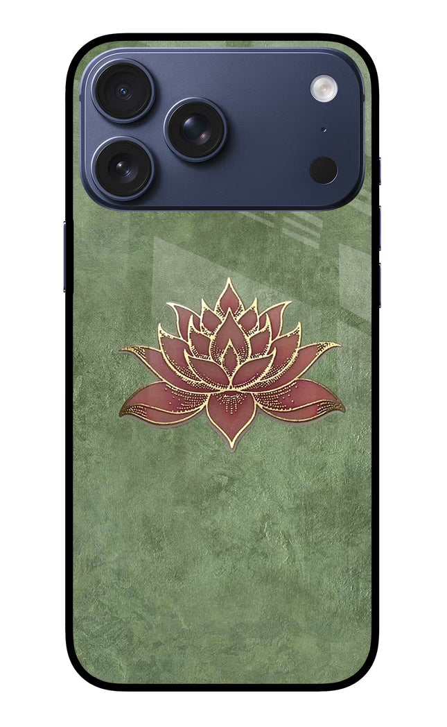 Lotus Grace iPhone 17 Pro Max Glass Case