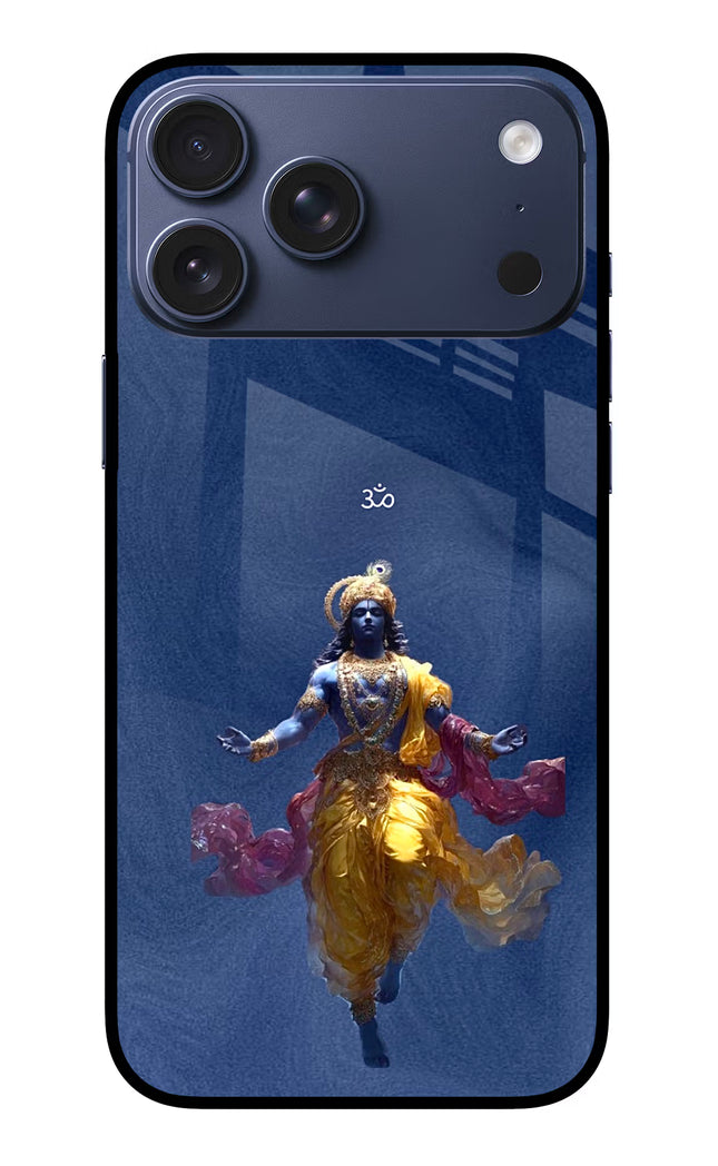 Cosmic Krishna iPhone 17 Pro Max Glass Case