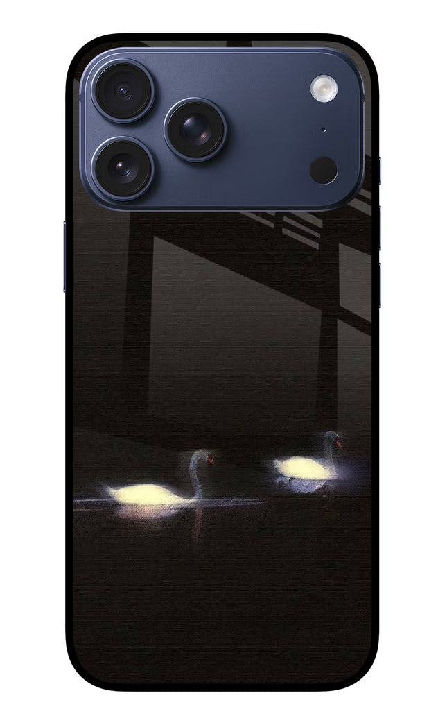 Silent Swans iPhone 17 Pro Max Glass Case