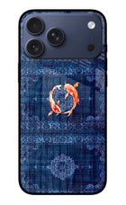 Koi Blue iPhone 17 Pro Max Glass Case