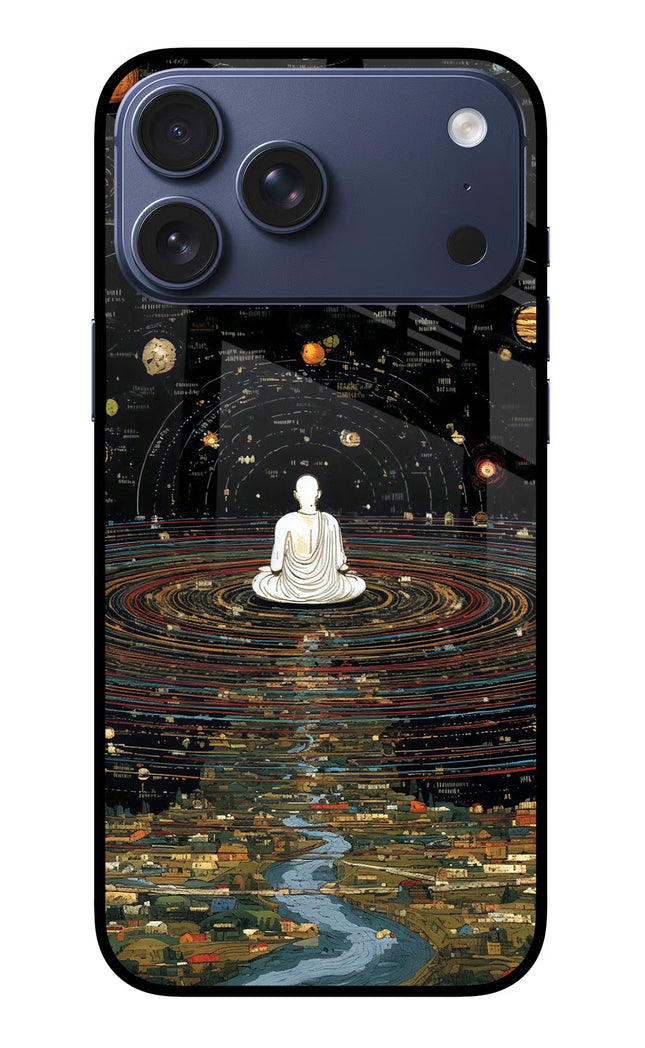 Space Monk iPhone 17 Pro Max Glass Case