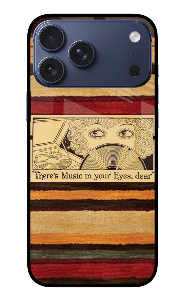 Vinyl Stripes iPhone 17 Pro Max Glass Case