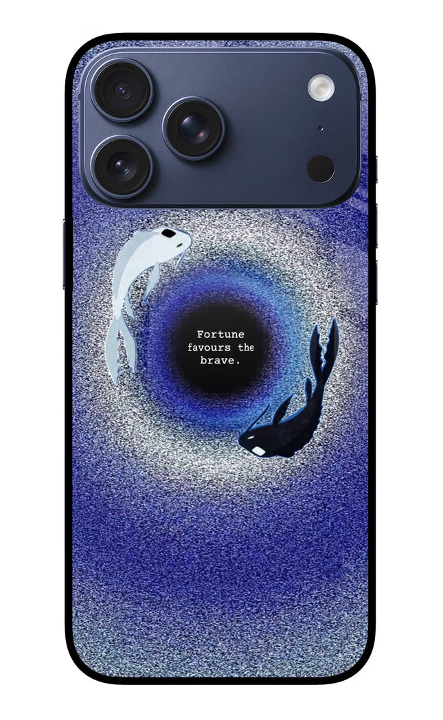 Dark Koi iPhone 17 Pro Max Glass Case