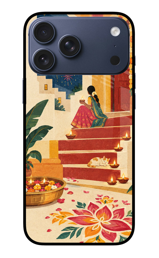 Diwali Rangoli iPhone 17 Pro Max Glass Case