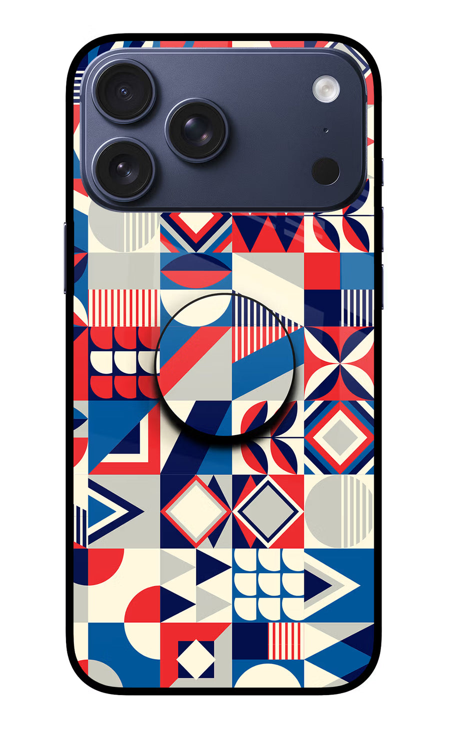 Colorful Pattern iPhone 17 Pro Max Pop Case, Metal case