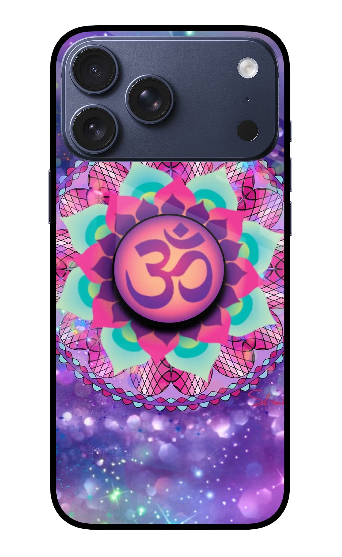 Om Purple iPhone 17 Pro Max Pop Case by Casekaro