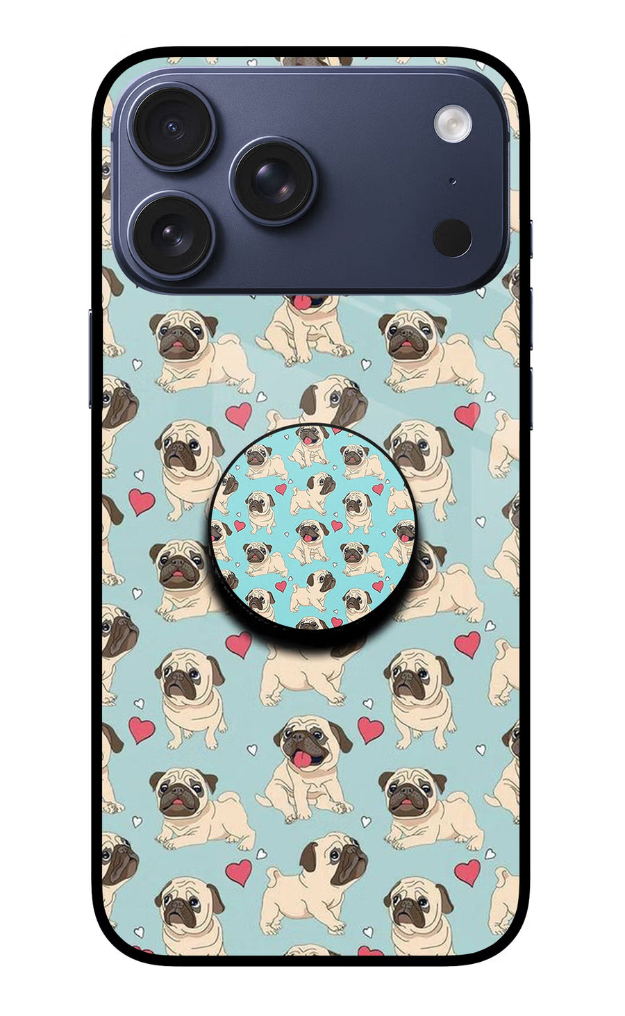 Pug Dog iPhone 17 Pro Max Pop Case, Metal case