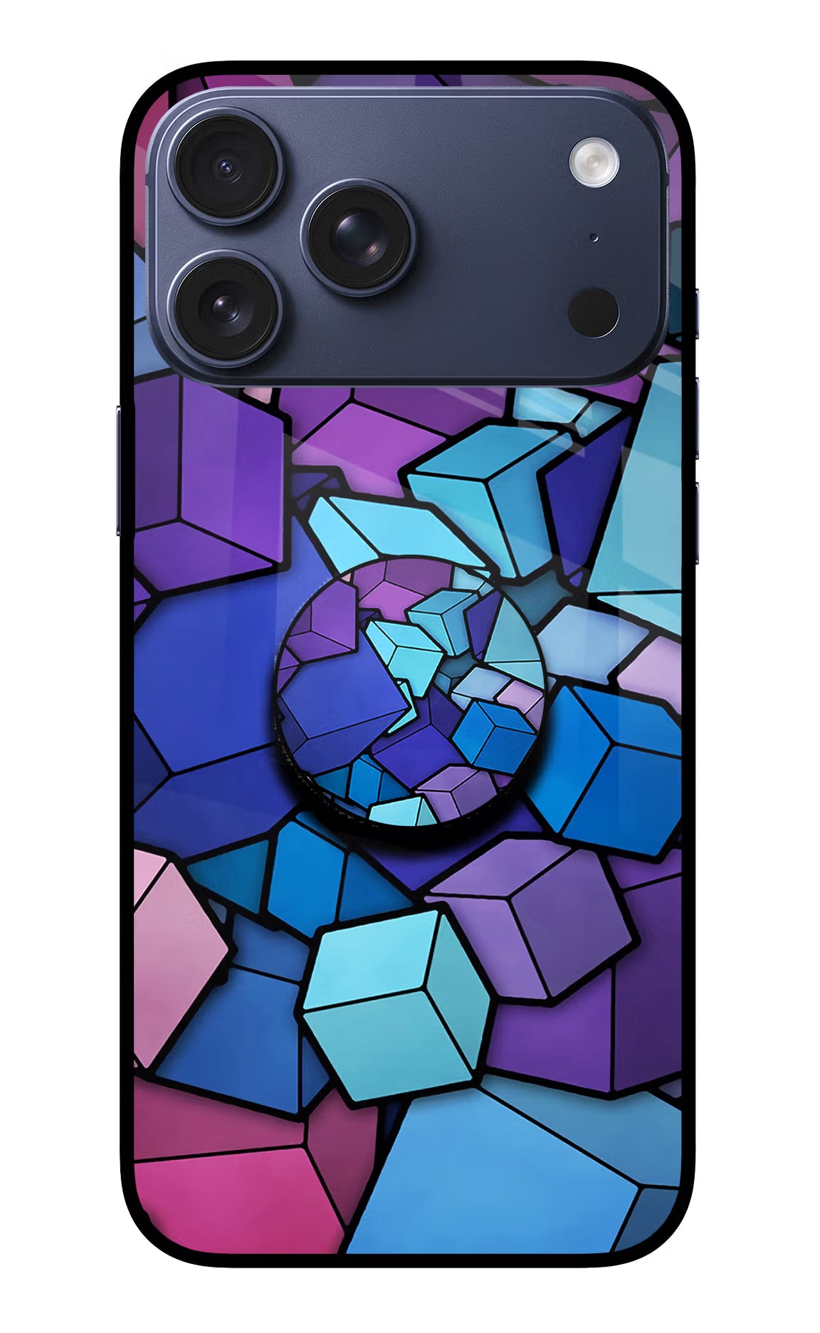 Cubic Abstract iPhone 17 Pro Max Pop Case by Casekaro