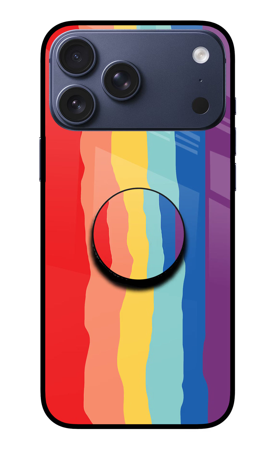 Rainbow iPhone 17 Pro Max Pop Case, Metal case