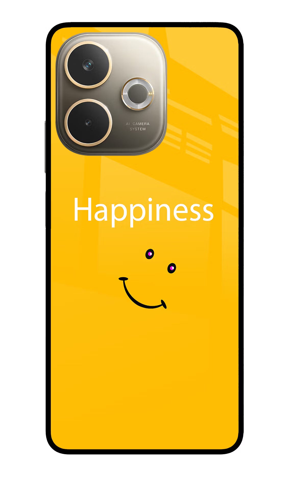 Happiness With Smiley Oppo A5 Pro 5G Glass Case