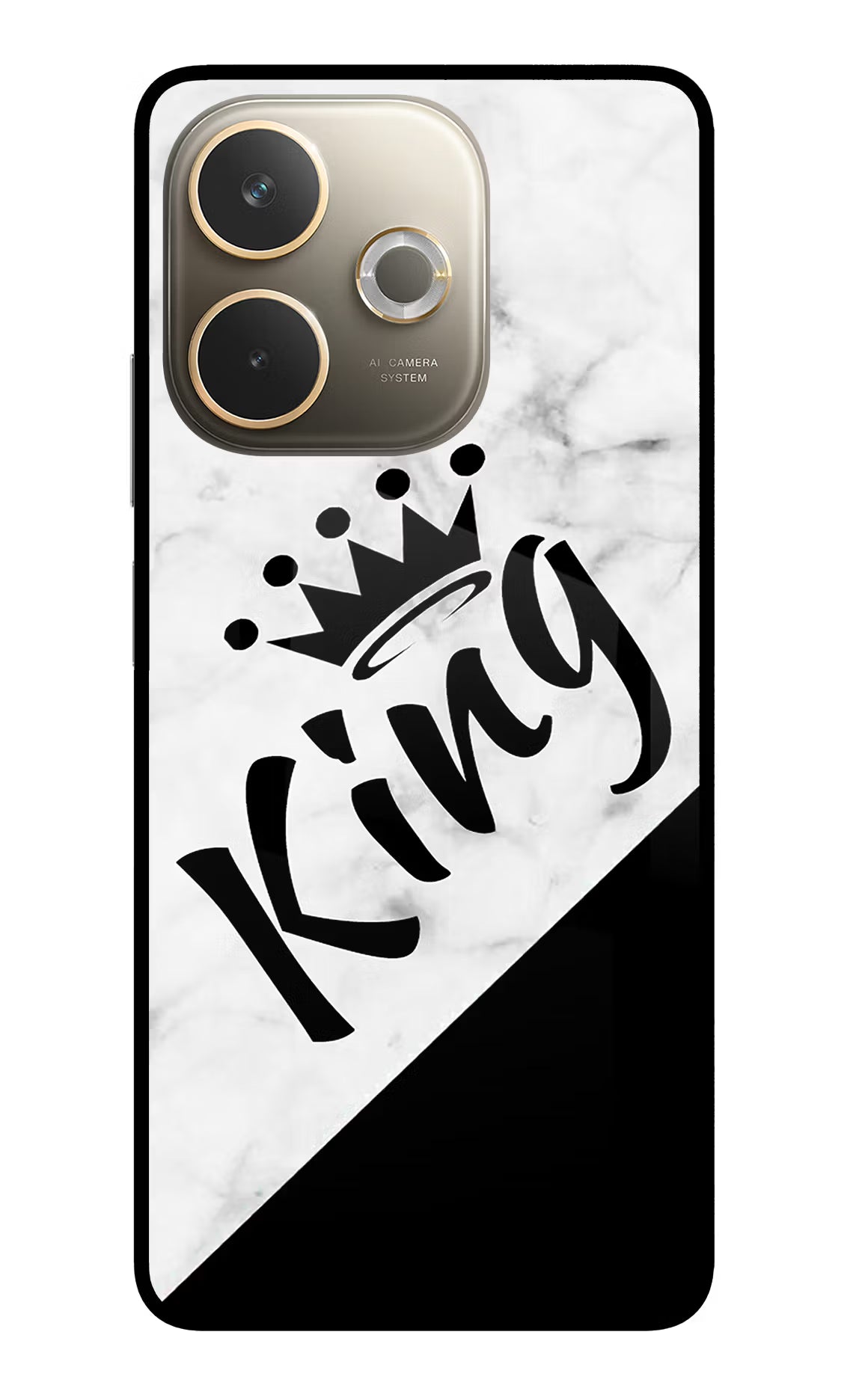 King Oppo A5 Pro 5G Glass Case Back Cover by Casekaro
