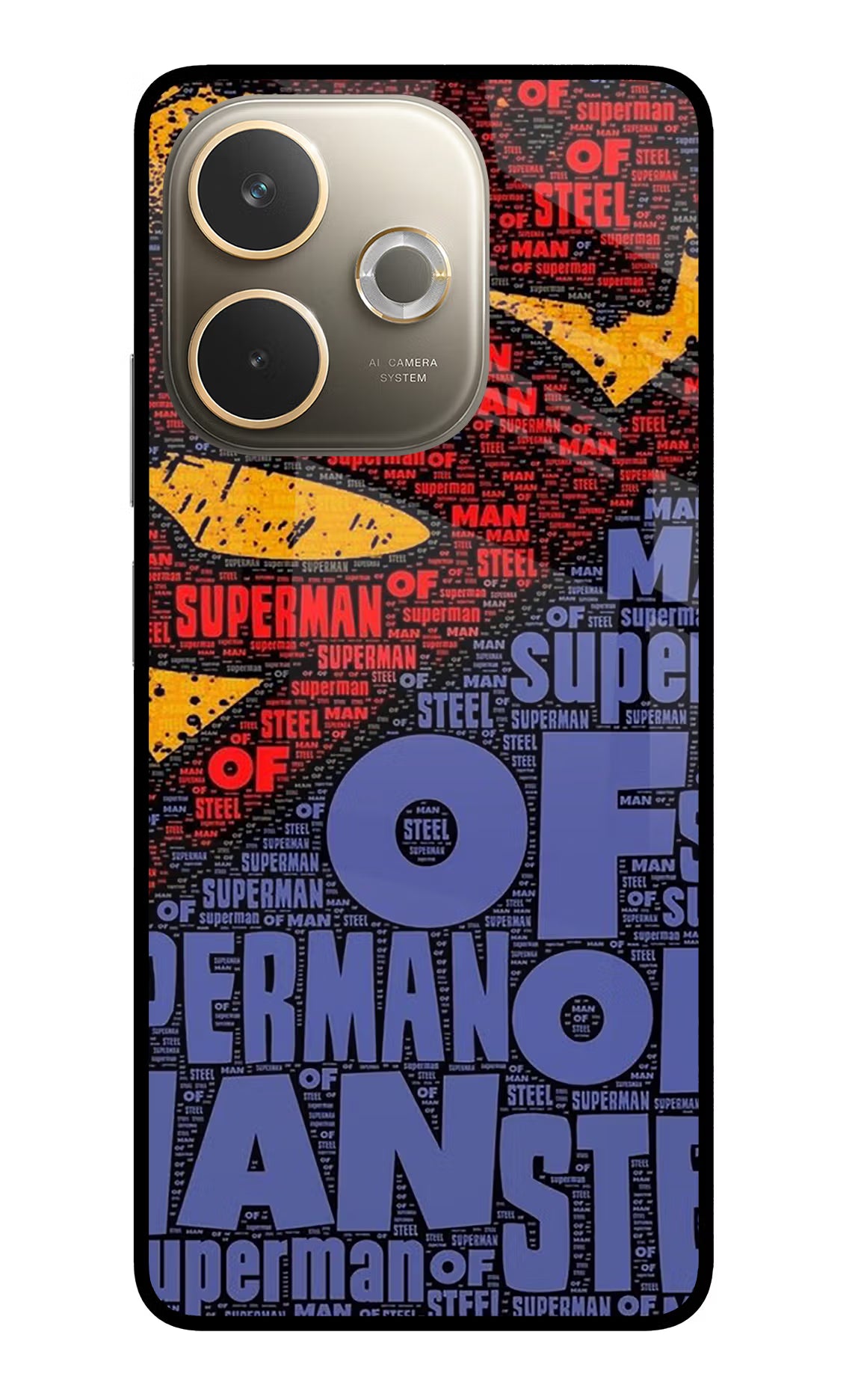 Superman Oppo A5 Pro 5G Glass Case Back Cover by Casekaro
