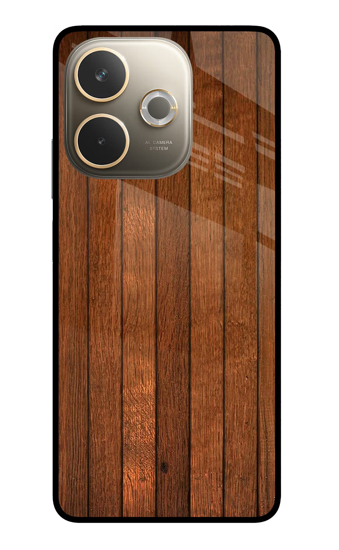 Wooden Artwork Bands Oppo A5 Pro 5G Glass Case