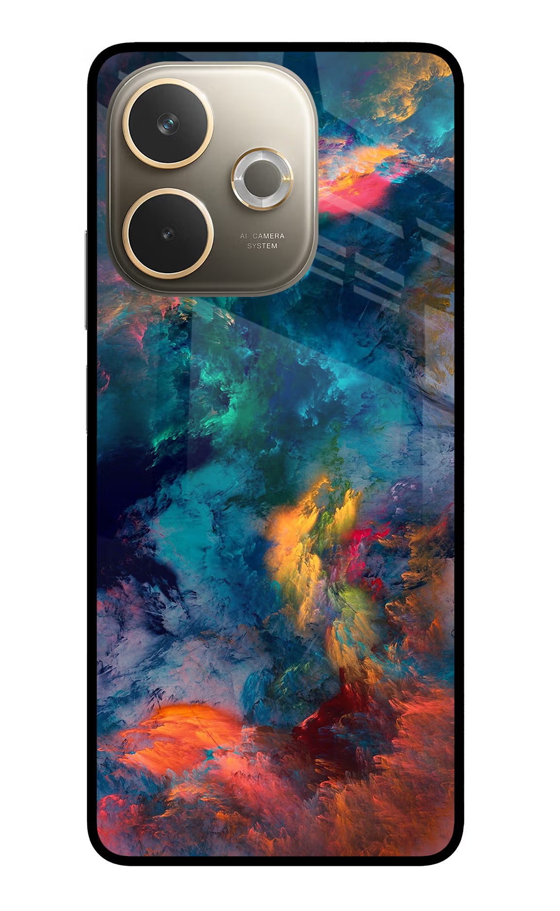 Artwork Paint Oppo A5 Pro 5G Glass Case Back Cover by Casekaro