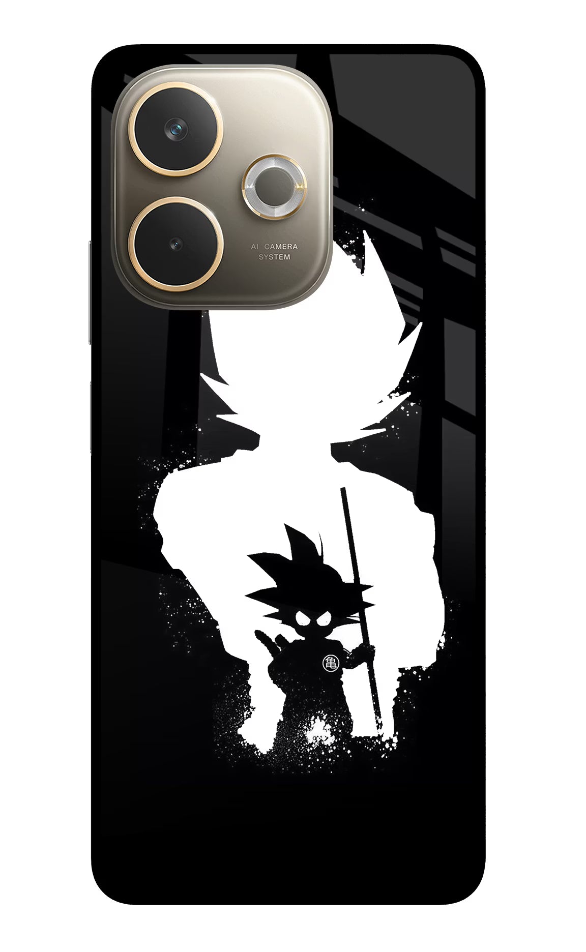 Goku Shadow Oppo A5 Pro 5G Glass Case Back Cover by Casekaro