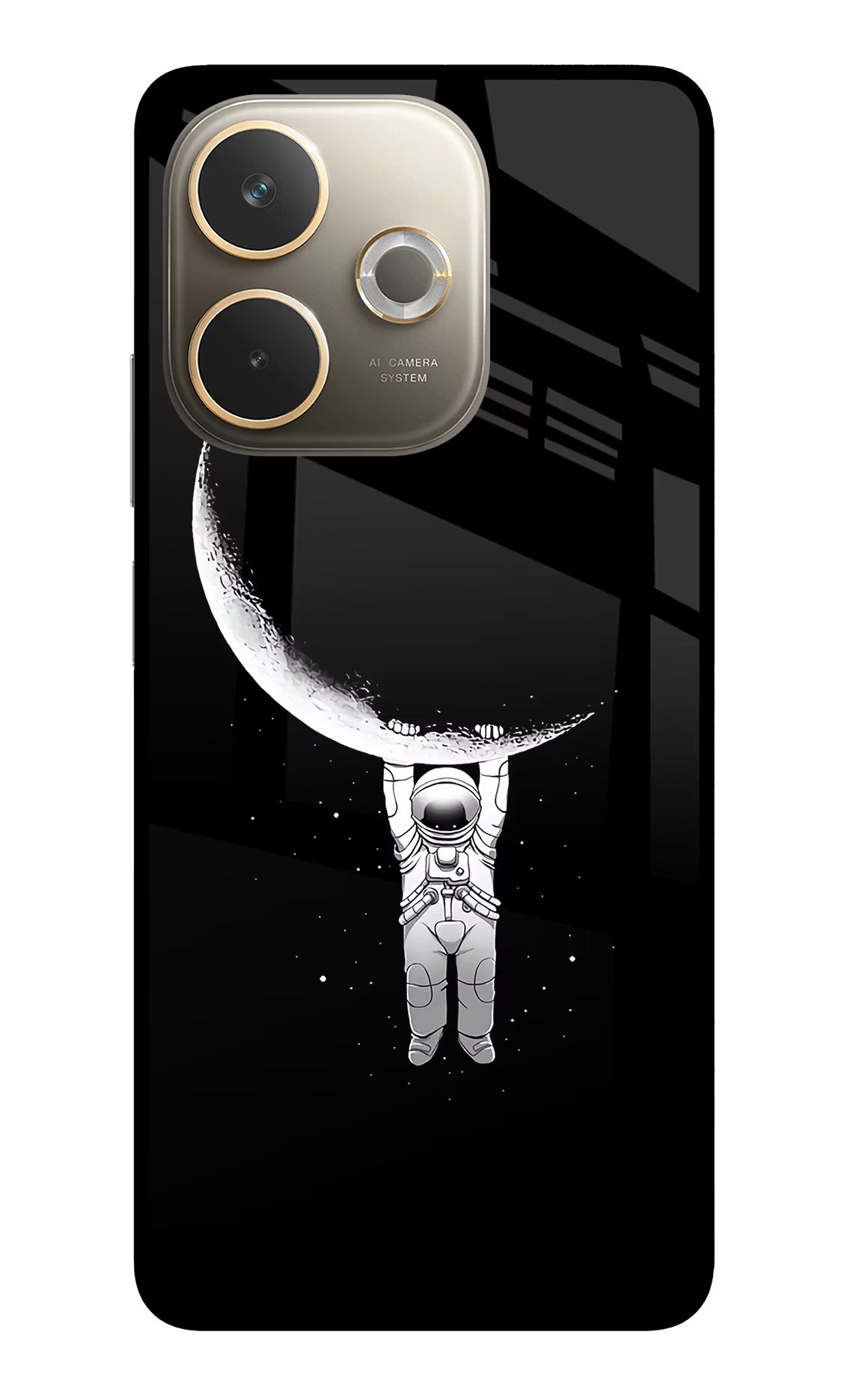 Moon Space Oppo A5 Pro 5G Glass Case Back Cover by Casekaro