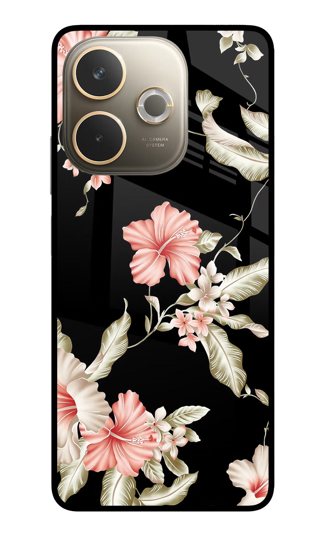 Flowers Oppo A5 Pro 5G Glass Case Back Cover by Casekaro