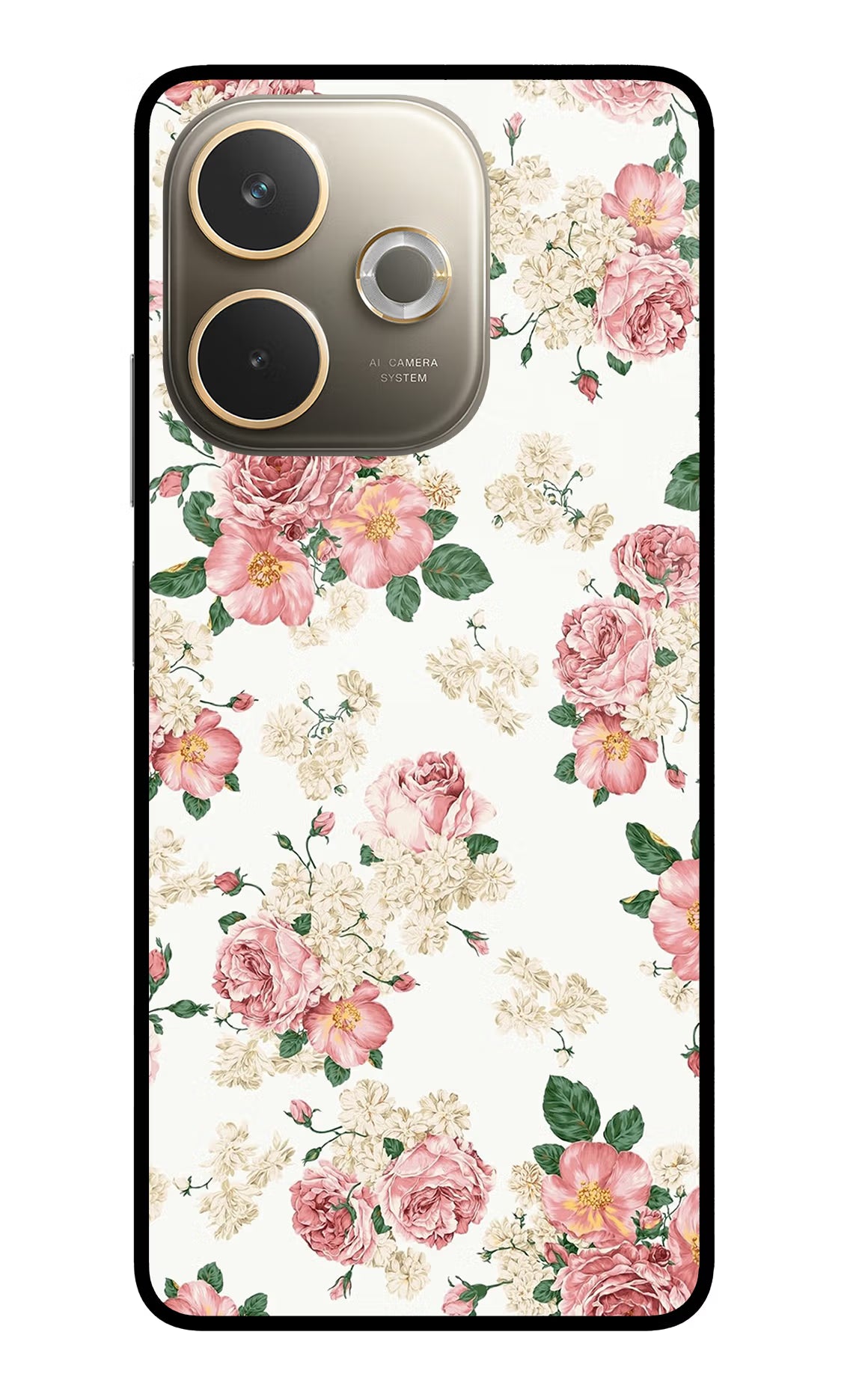 Flowers Oppo A5 Pro 5G Glass Case Back Cover by Casekaro