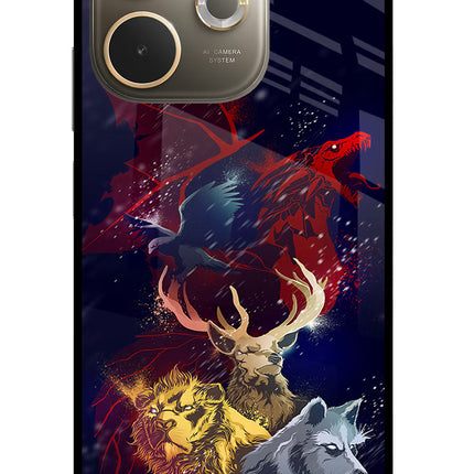 Game Of Thrones Oppo A5 Pro 5G Glass Case Back Cover by Casekaro