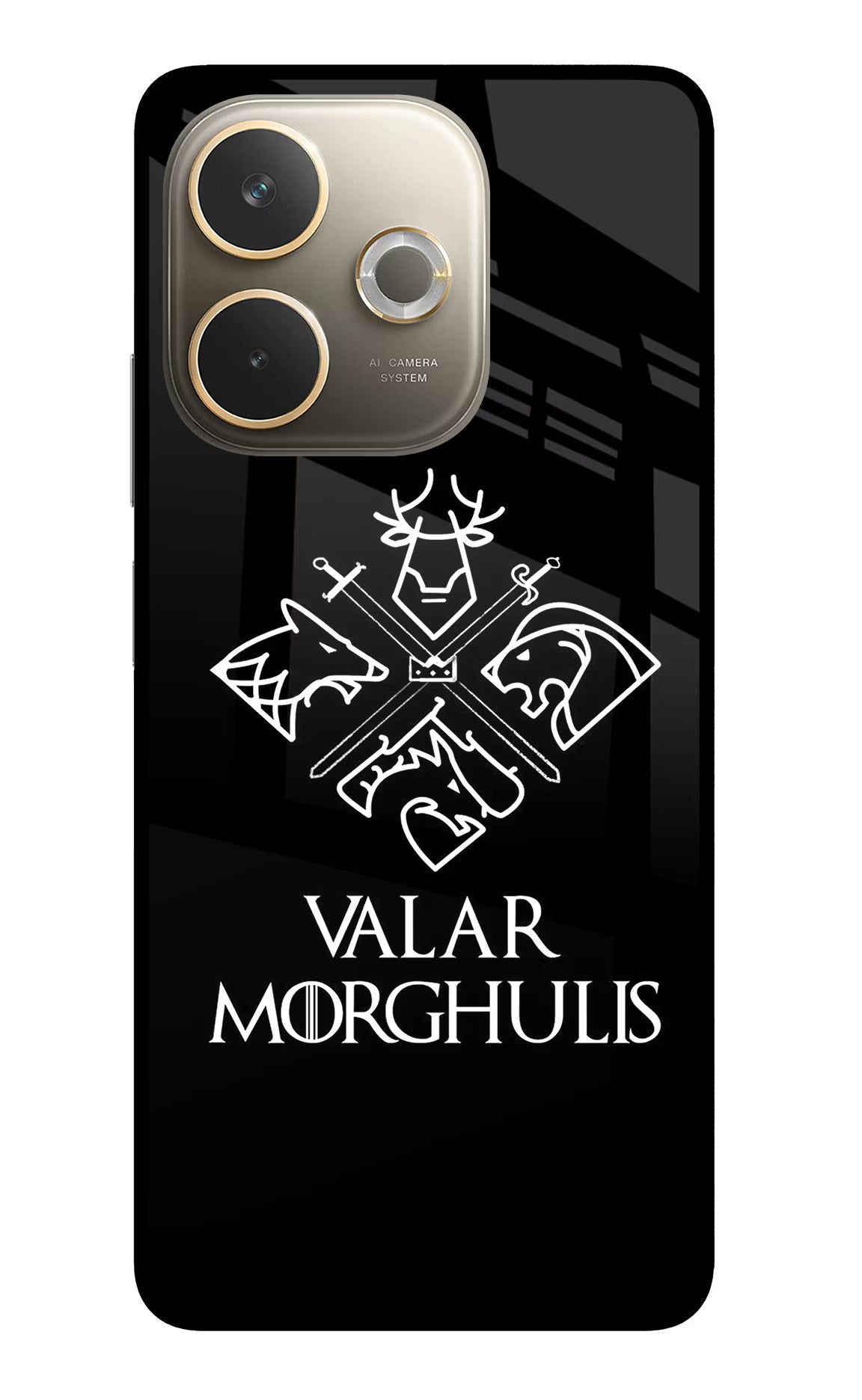 Valar Morghulis | Game Of Thrones Oppo A5 Pro 5G Glass Case Back Cover by Casekaro