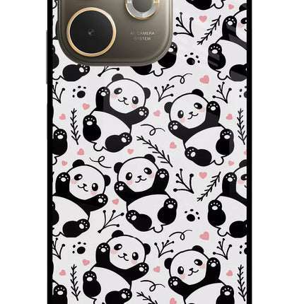 Cute Panda Oppo A5 Pro 5G Glass Case