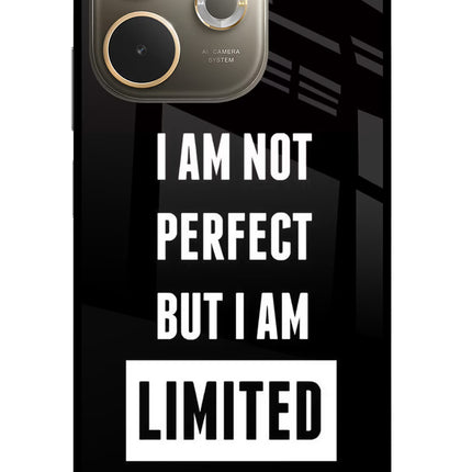 I Am Not Perfect But I Am Limited Edition Oppo A5 Pro 5G Glass Case
