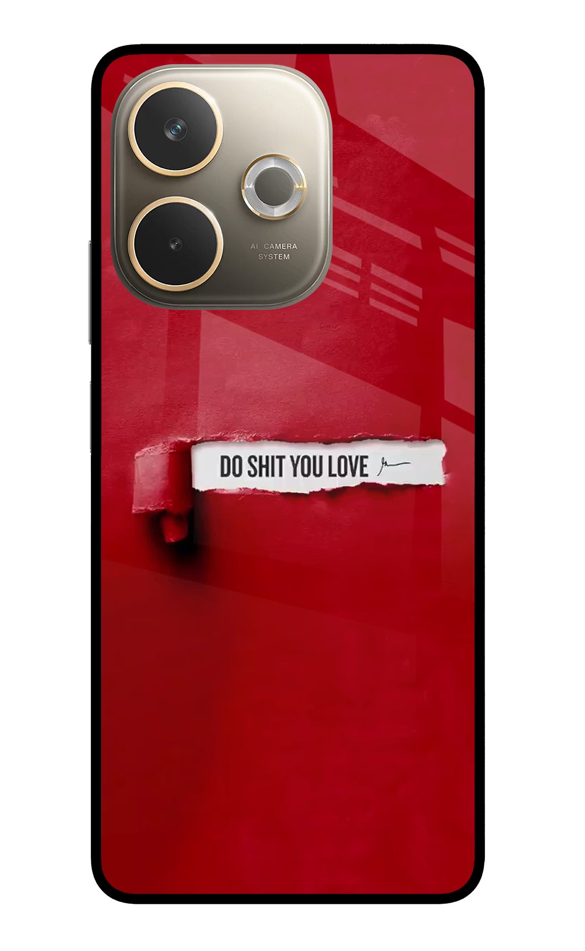 Do Shit You Love Oppo A5 Pro 5G Glass Case Back Cover by Casekaro