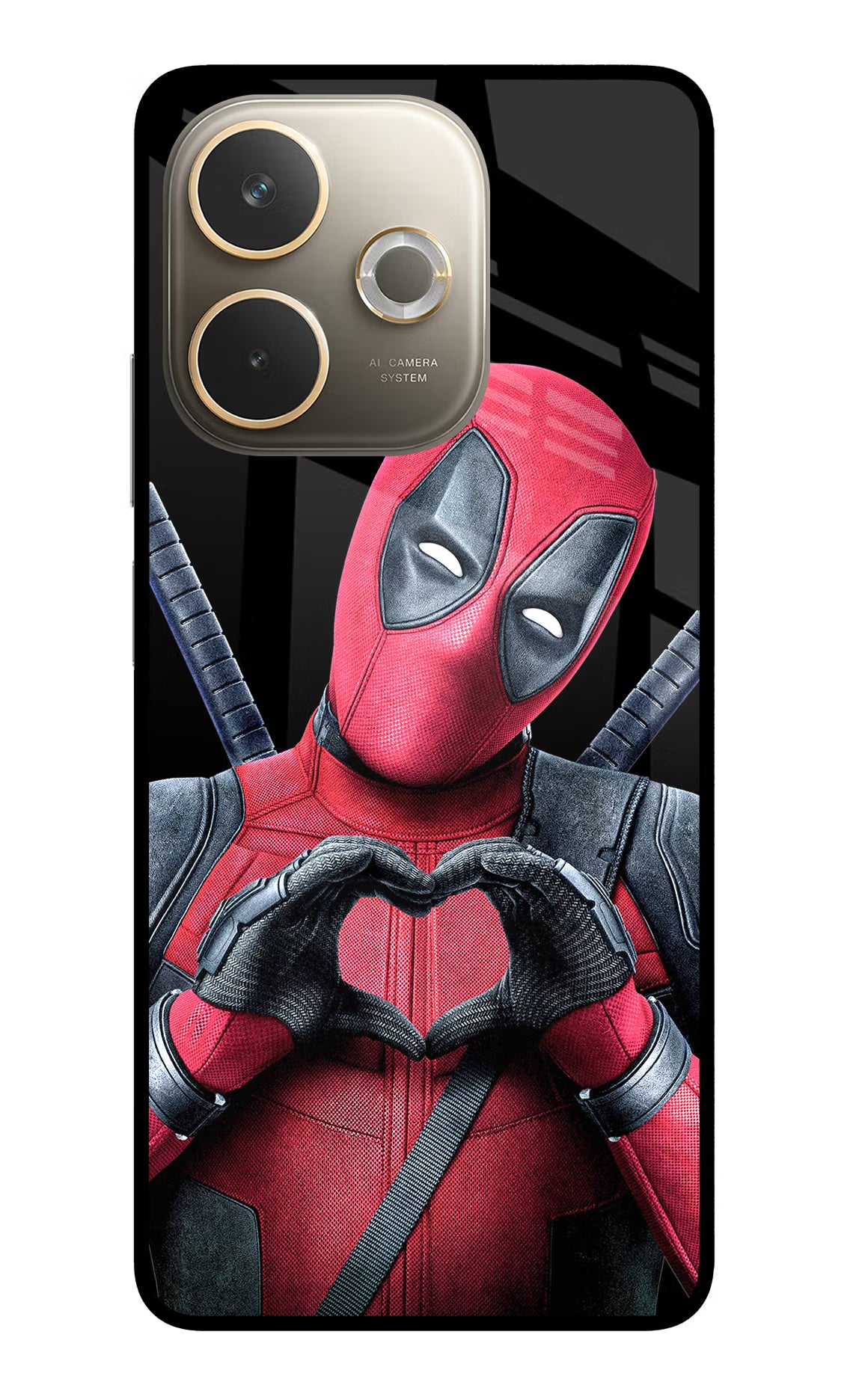 Deadpool Oppo A5 Pro 5G Glass Case Back Cover by Casekaro