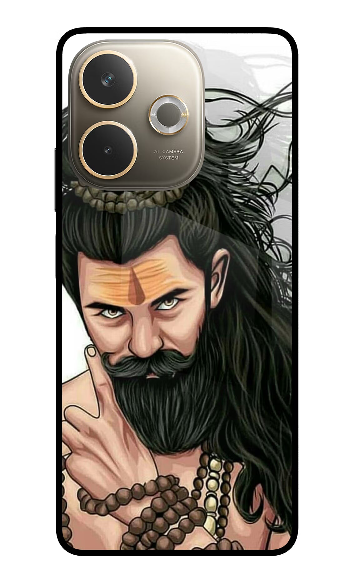 Mahadev Oppo A5 Pro 5G Glass Case Back Cover by Casekaro