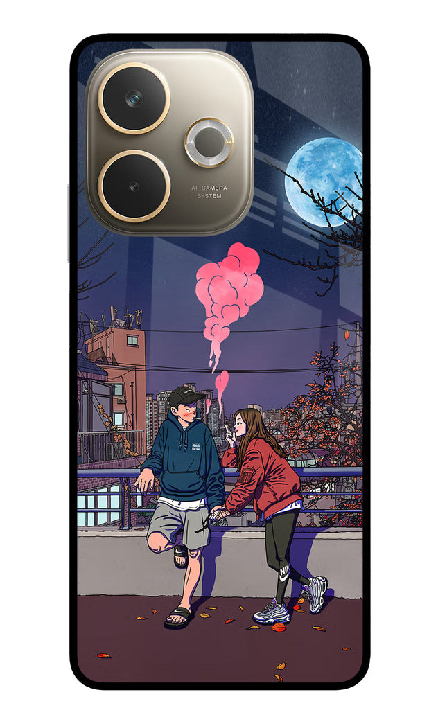 Chilling Couple Oppo A5 Pro 5G Glass Case