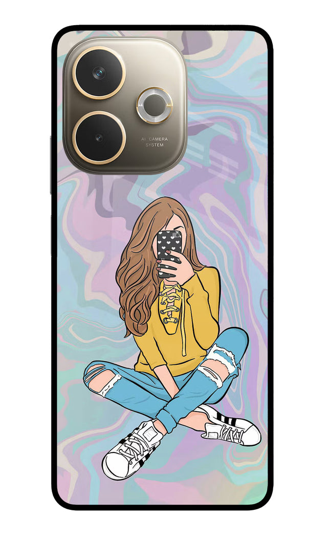 Selfie Girl Oppo A5 Pro 5G Glass Case