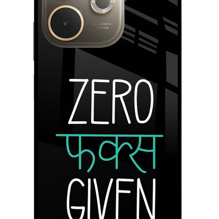 Zero Fucks Given Oppo A5 Pro 5G Glass Case