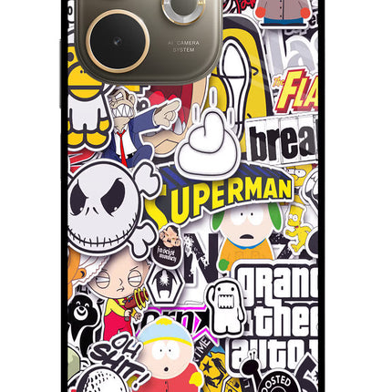 Sticker Bomb Oppo A5 Pro 5G Glass Case