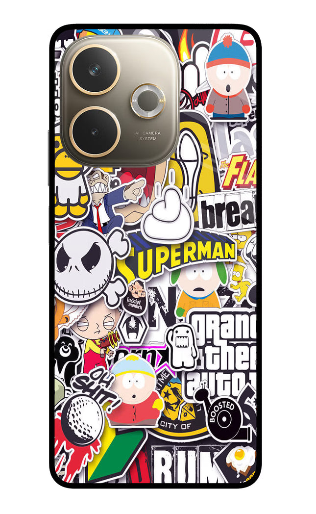 Sticker Bomb Oppo A5 Pro 5G Glass Case