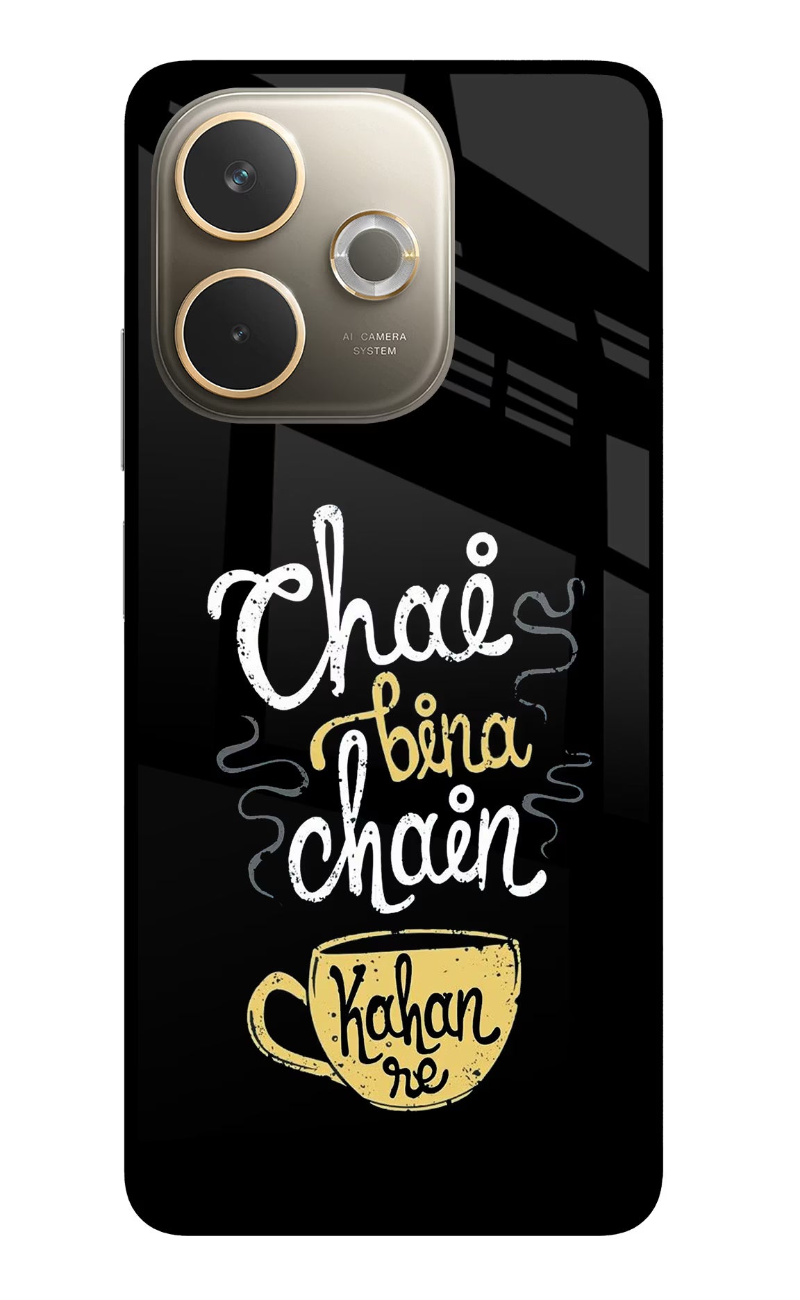 Chai Bina Chain Kaha Re Oppo A5 Pro 5G Glass Case