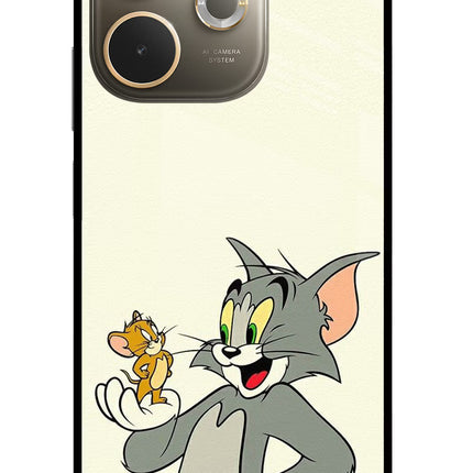 Tom & Jerry Oppo A5 Pro 5G Glass Case