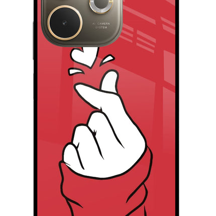 Korean Love Sign Oppo A5 Pro 5G Glass Case