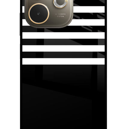 Black and White Print Oppo A5 Pro 5G Glass Case