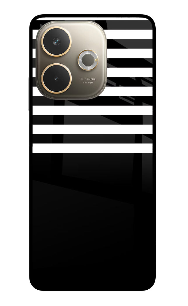 Black and White Print Oppo A5 Pro 5G Glass Case