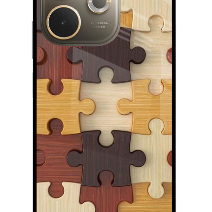 Wooden Puzzle Oppo A5 Pro 5G Glass Case