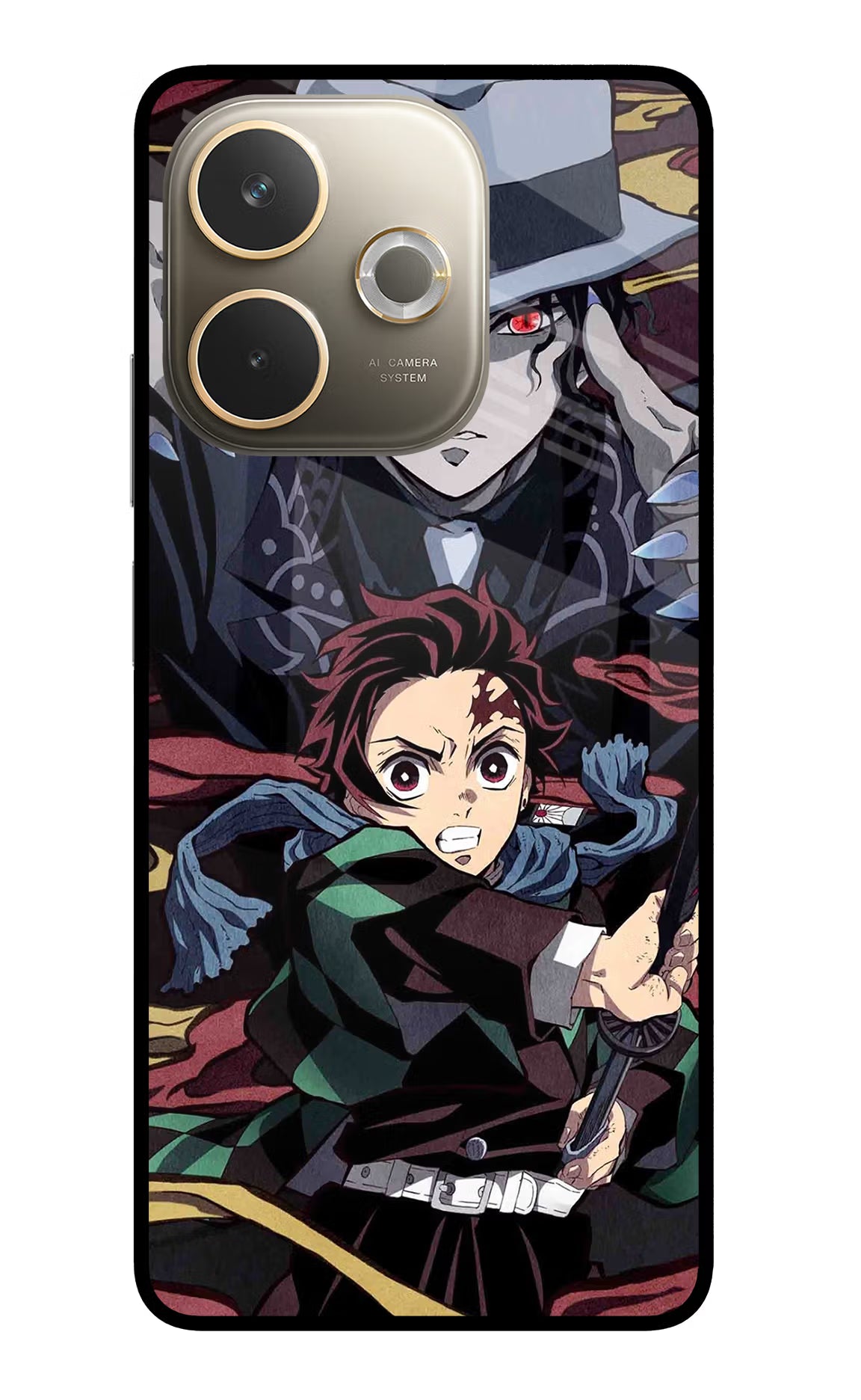 Demon Slayer Oppo A5 Pro 5G Glass Case Back Cover by Casekaro
