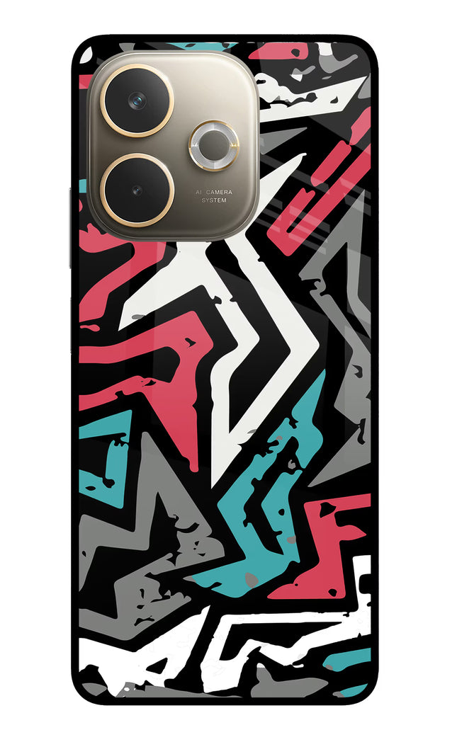 Geometric Graffiti Oppo A5 Pro 5G Glass Case