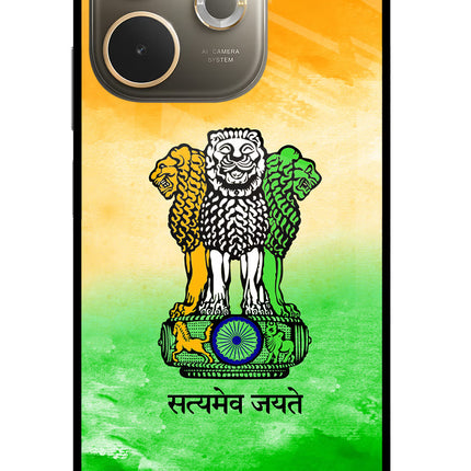 Satyamev Jayate Flag Oppo A5 Pro 5G Glass Case